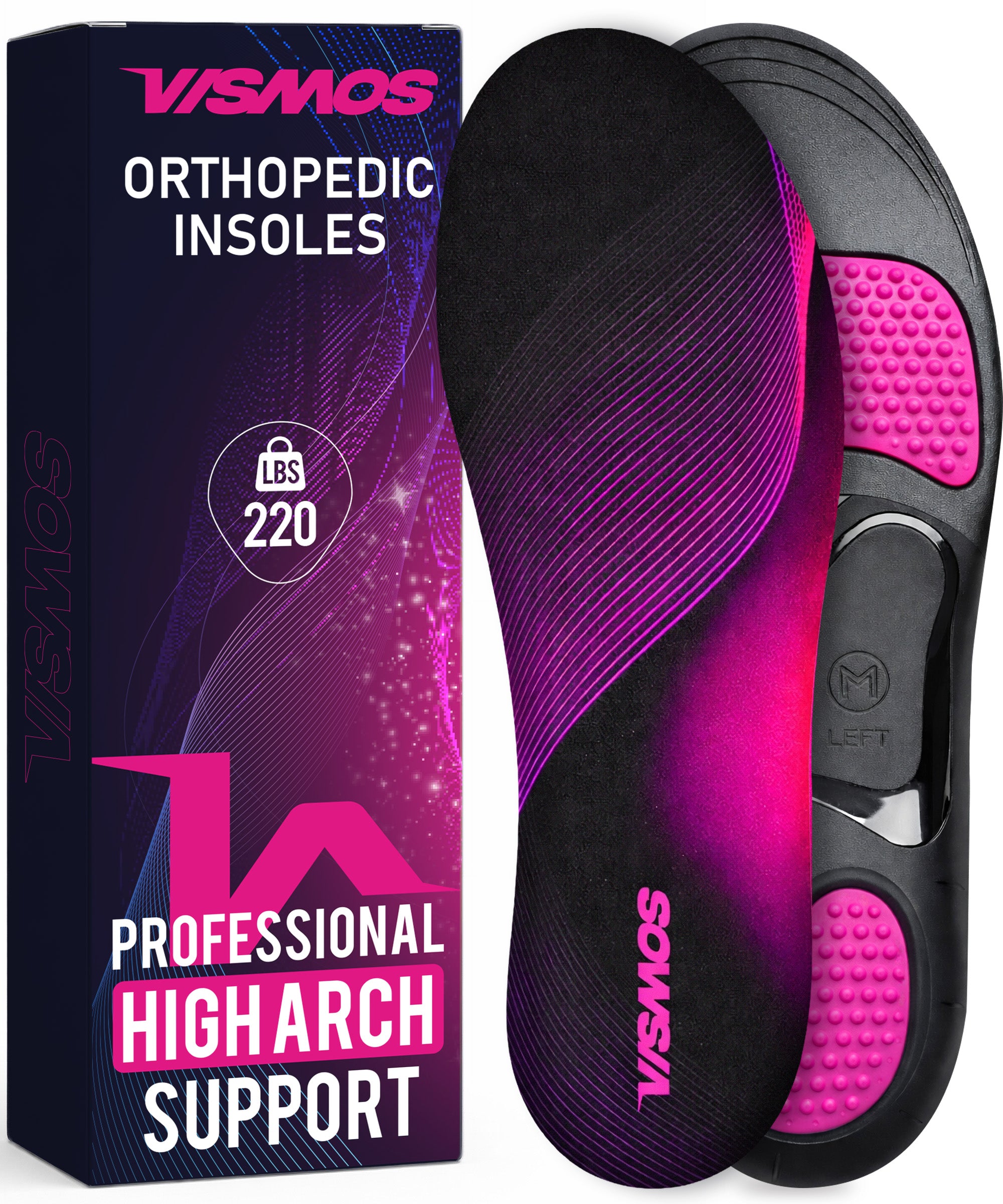 High Arch Support Insoles for Women Standing All Day