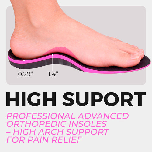 High Arch Support Insoles for Women Standing All Day