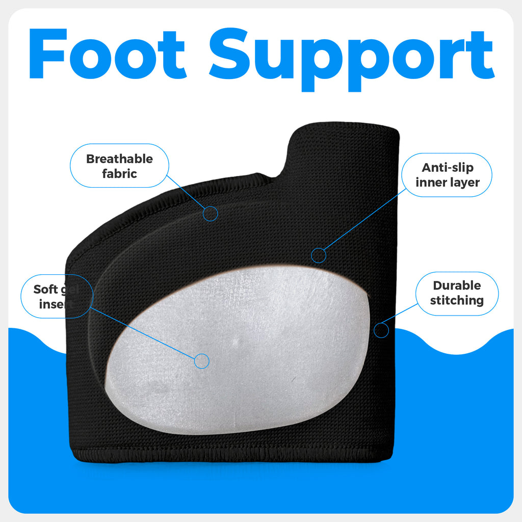 4 Metatarsal Pads for Morton’s Neuroma and Foot Pain (2 Pairs)